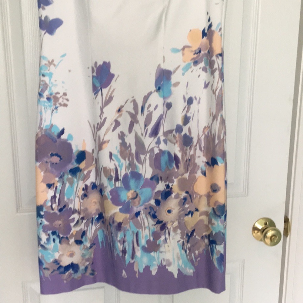 NWOT Watercolor Dress - Picture 4 of 6